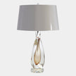 Global Views Beryl Silk Shade Twist Lamp