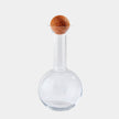Global Views Chemistry Decanter with Cork Stopper
