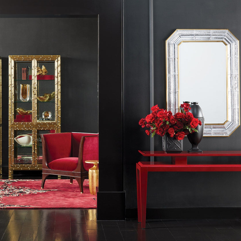 Global Views Parlor Rug - Deep Red