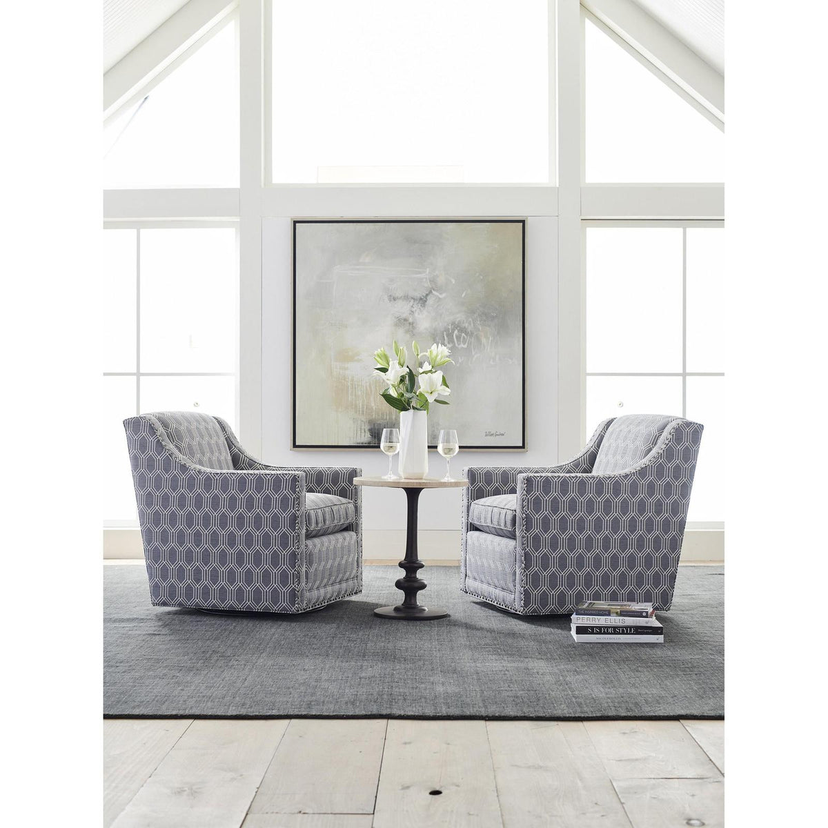 Lexington Upholstery Barrier Swivel Chair