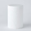 Global Views Cilindro Alabaster Box - White