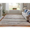 Feizy Gilmore 39MQF Modern Stripes in Ivory/Orange/Gray