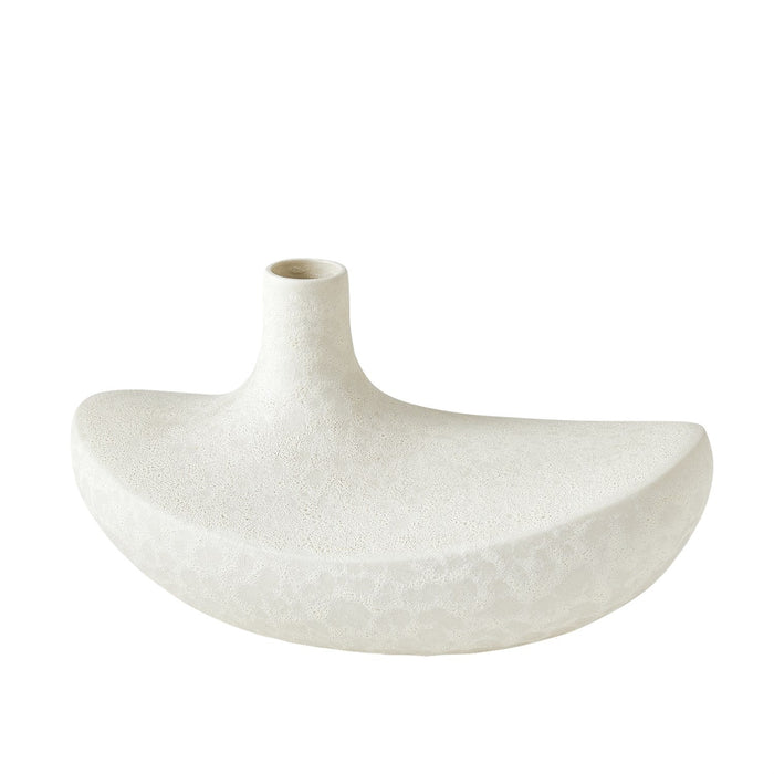 Global Views Solis Vase - White