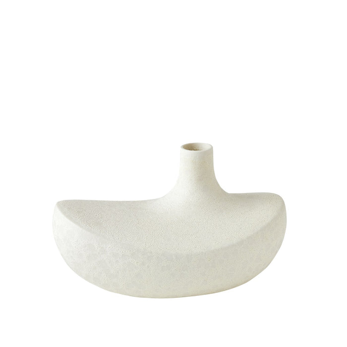 Global Views Solis Vase - White