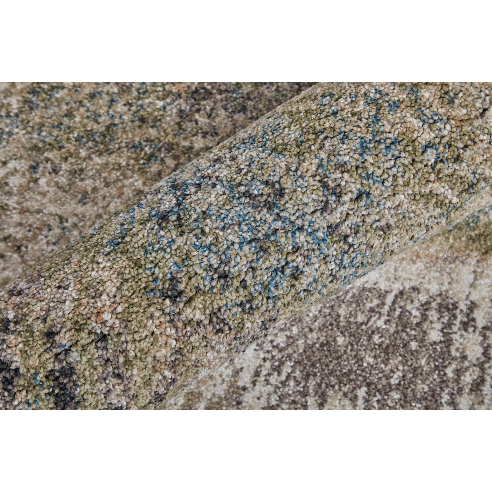 Feizy Skyview 39Q9F Modern Abstract Rug in Gray/Taupe/Ivory