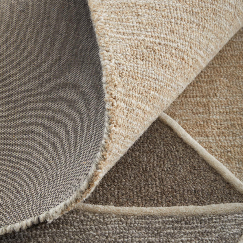 Feizy Kimball 8A33F Transitional Abstract Rug in Gray/Black/Brown