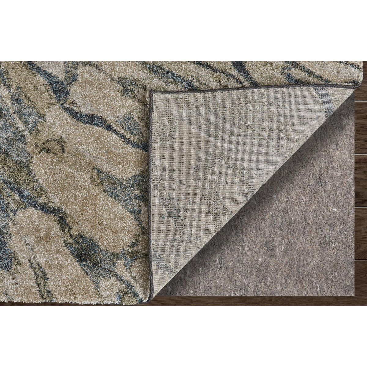 Feizy Skyview 39Q8F Modern Abstract Rug in Gray/Green/Ivory