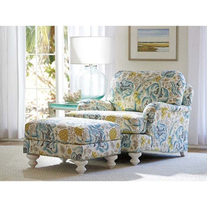 Tommy Bahama Home Ocean Breeze Gilmore Ottoman - 27.5 Inch