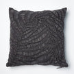 Global Views Beaded Palm Leaf Pillow - Indigo