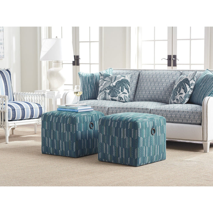 Tommy Bahama Home Ocean Breeze Jupiter Ottoman - 20.5 Inch