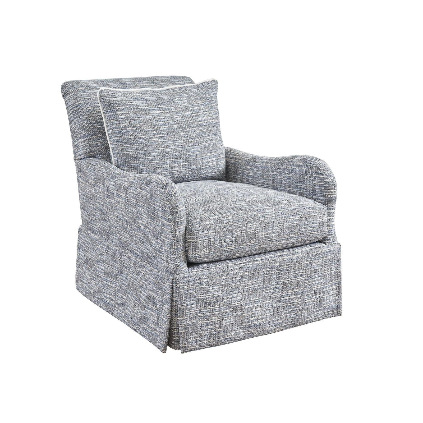 Lexington Rendezvous Palm Frond Swivel Chair
