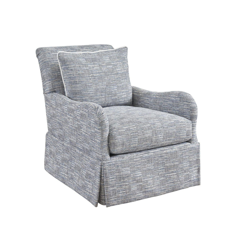 Lexington Rendezvous Palm Frond Swivel Chair