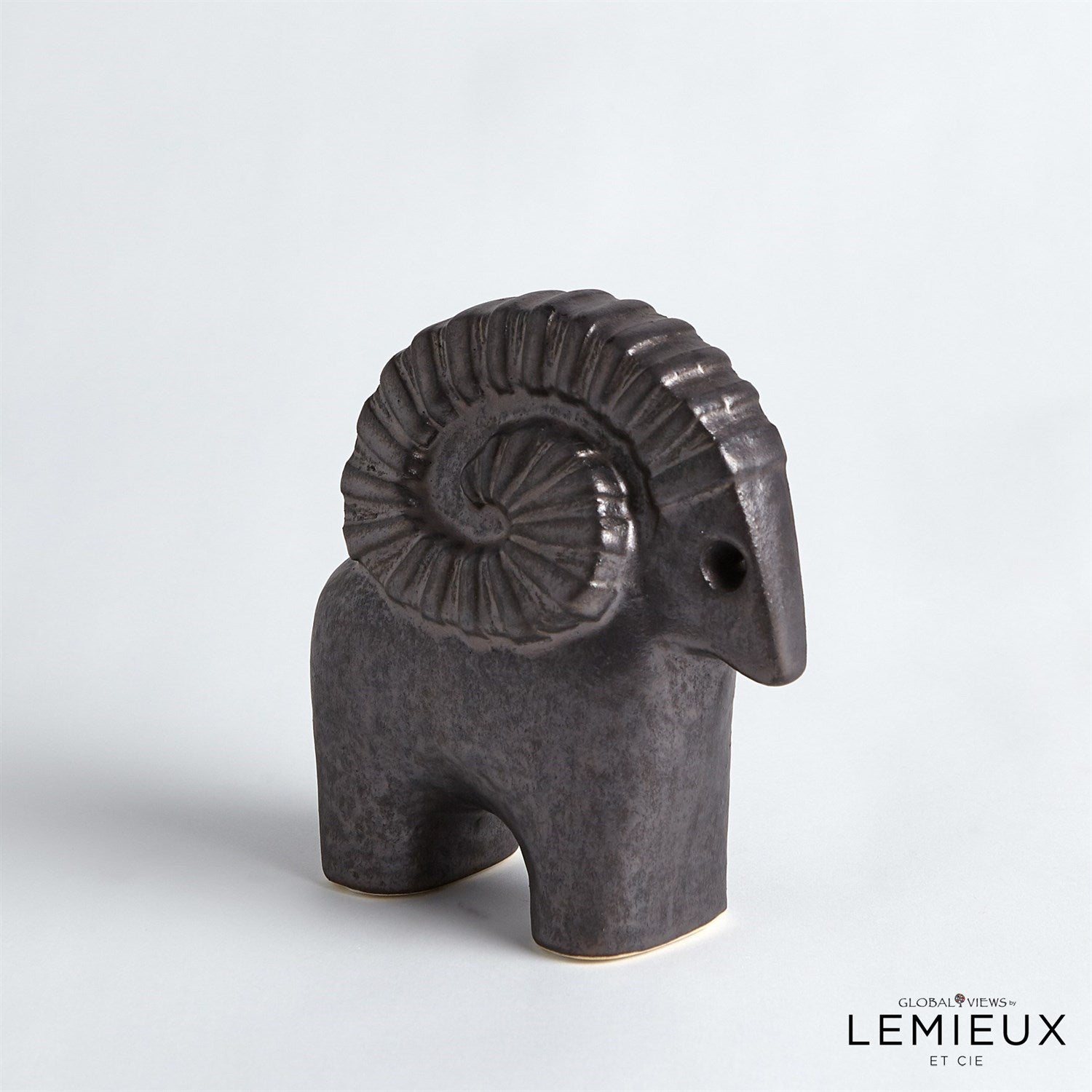 Global Views Ram - Matte Antique Bronze