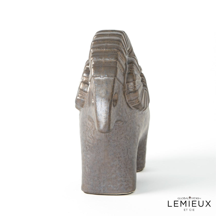 Global Views Ram - Matte Antique Bronze