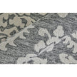 Feizy Belfort 8A26F Traditional Floral & Botanical Rug in Gray/Ivory/Black