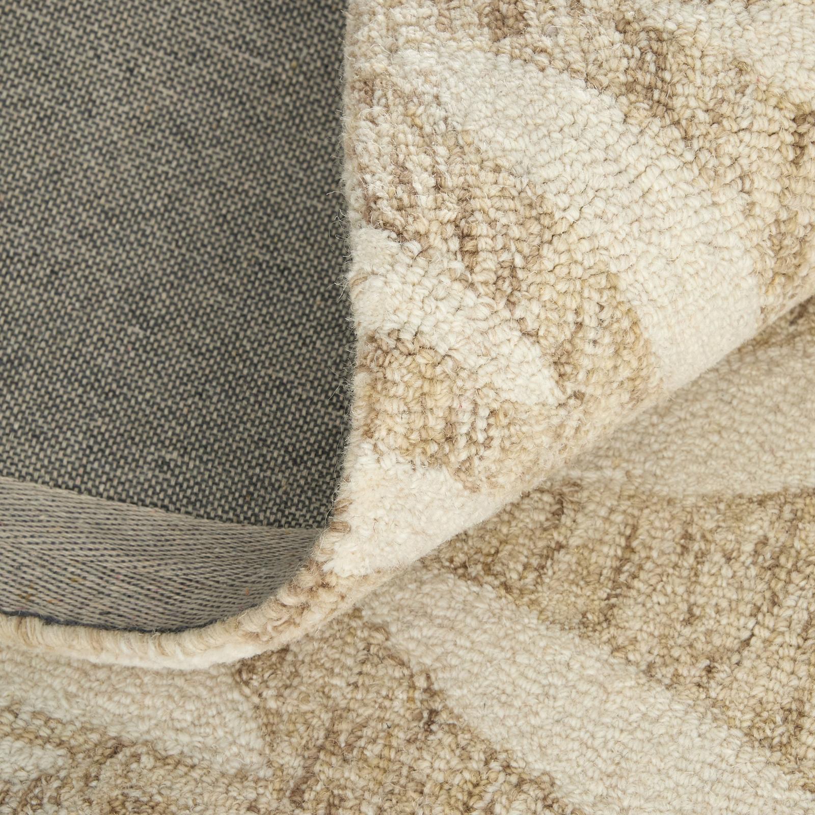Feizy Wallace 8A37F Modern Floral & Botanical Rug in Tan/Ivory