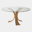 Global Views Lotus Antique Gold Dining Table