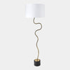 Global Views Loop Brass Floor Lamp