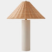 Global Views Uneven Marble Cone Lamp