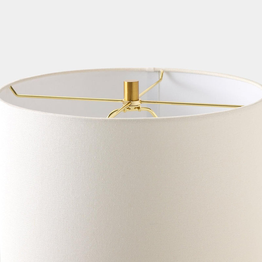 Global Views Grooved Marble Lamp