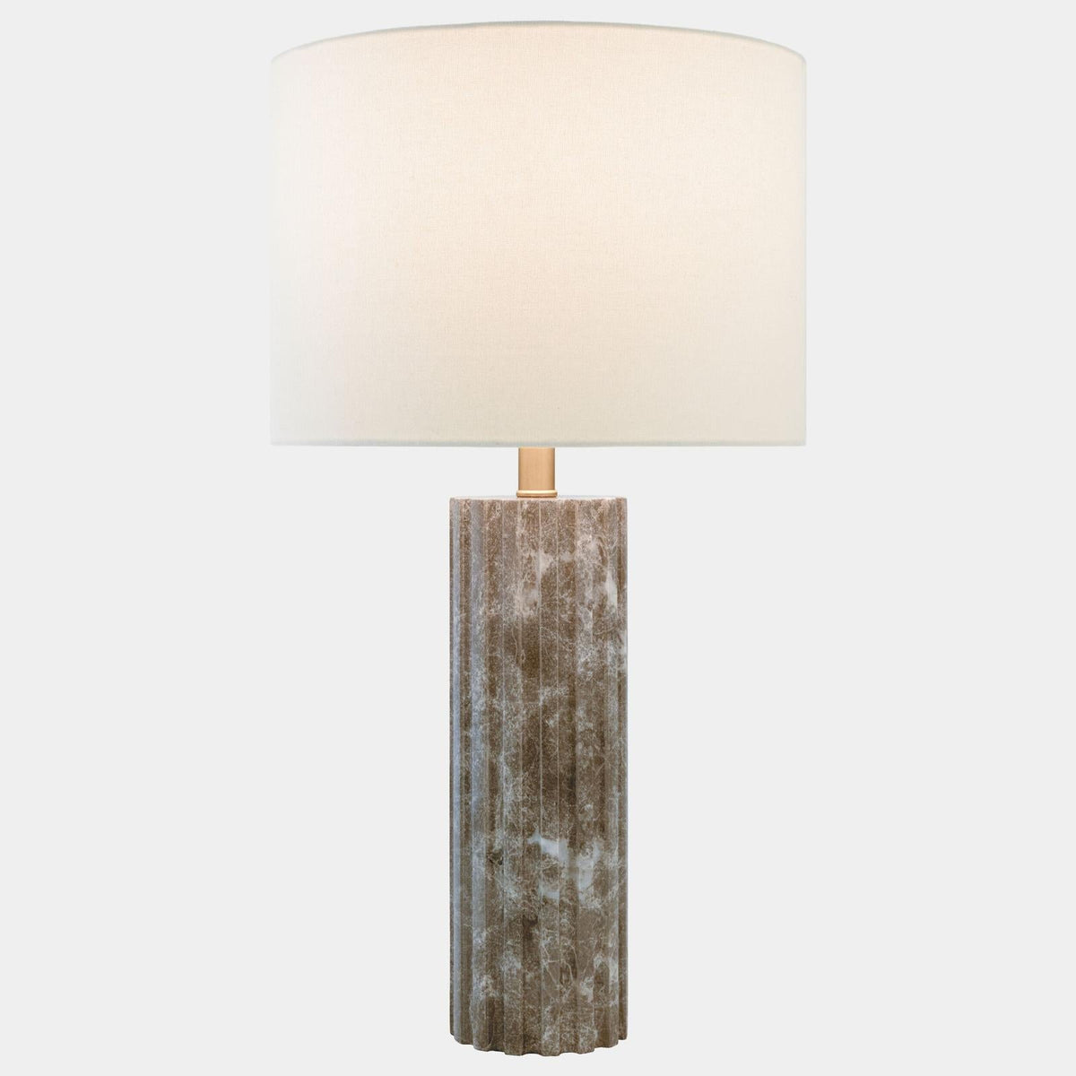 Global Views Grooved Marble Lamp
