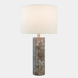 Global Views Grooved Marble Lamp