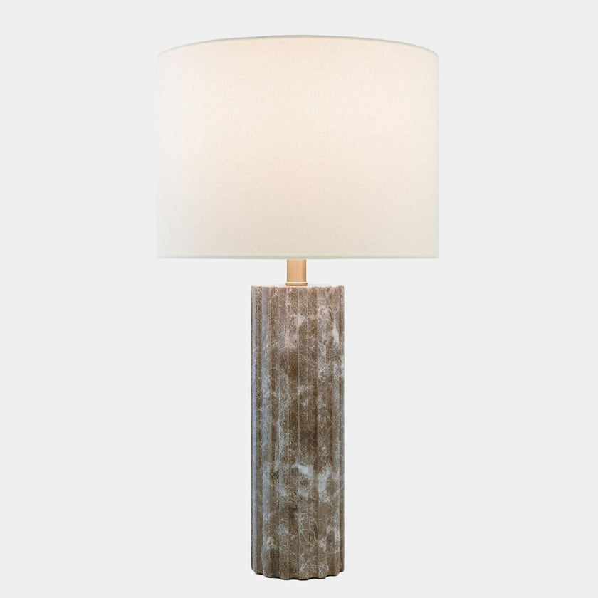 Global Views Grooved Marble Lamp