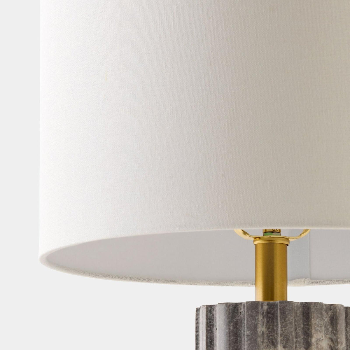 Global Views Grooved Marble Lamp
