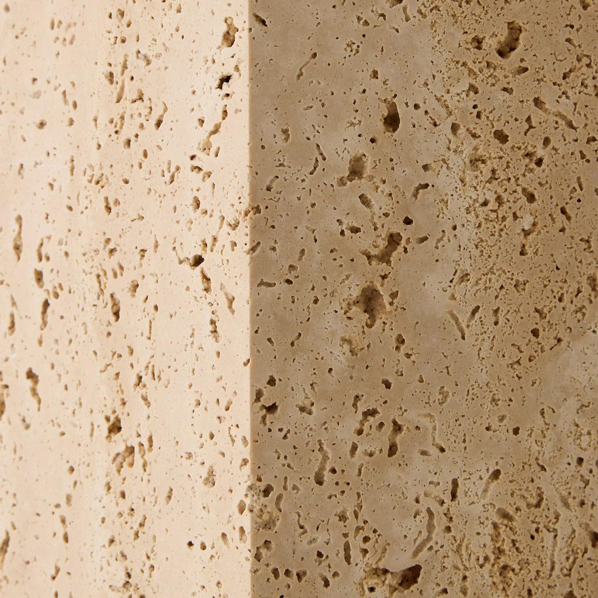 Global Views Viola Travertine Carved Lamp