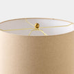 Global Views Hayden Etched Chocolate Ceramic Lamp