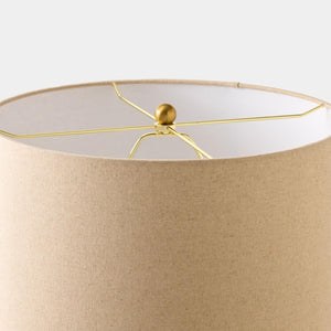 Global Views Hayden Etched Chocolate Ceramic Lamp