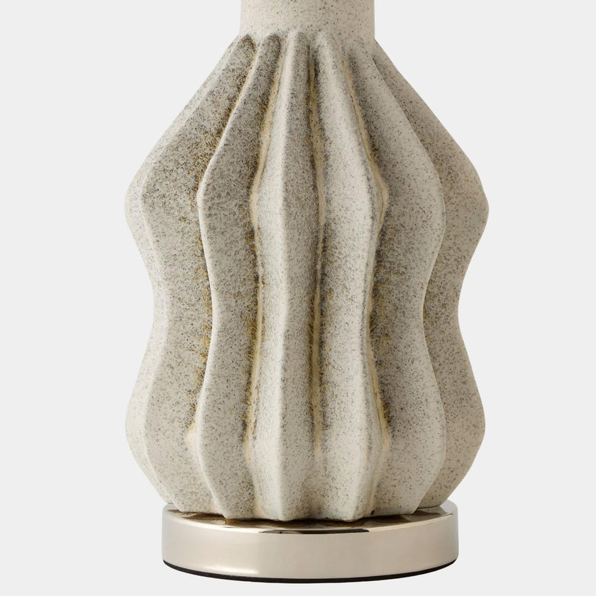 Global Views Dom Wave Ceramic Lamp