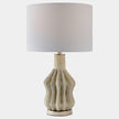 Global Views Dom Wave Ceramic Lamp