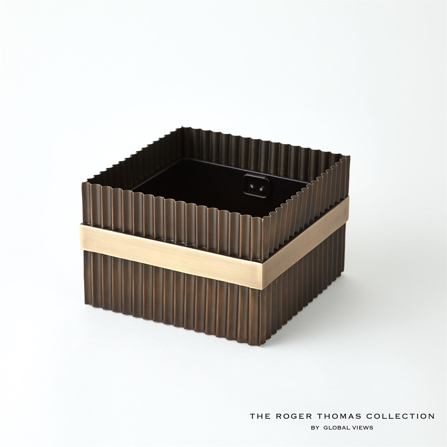 Global Views Magic Flute Box - Brass Bronze