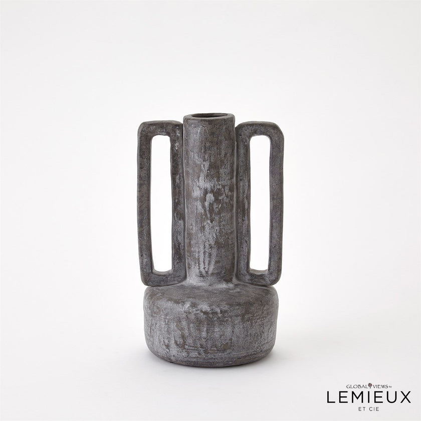 Global Views Normandie and Bretagne Vase - Dark Grey