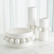 Global Views Hera Vase & Bowl - Matte White