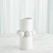 Global Views Hera Vase & Bowl - Matte White