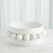 Global Views Hera Vase & Bowl - Matte White