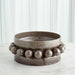 Global Views Hera Vase & Bowl - Reactive Bronze