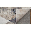 Feizy Gilmore 39MKF Modern Color Block in Blue/Ivory/Taupe