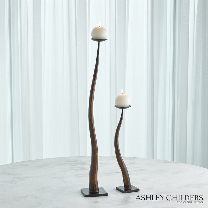 Global Views Chiseled Candle Holder by Ashley Childers