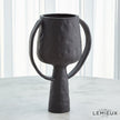 Global Views Aquitaine Vase - Matte Black