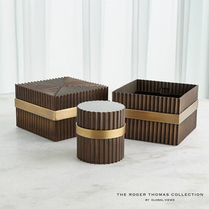 Global Views Magic Flute Box - Brass Bronze