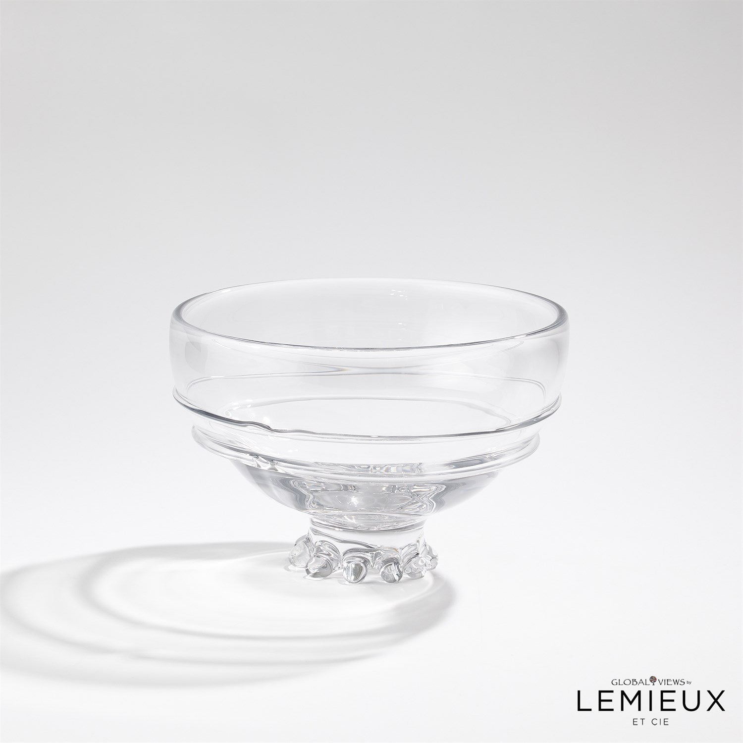 Global Views Verre Lisse Collection - Clear