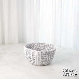 Global Views Frequency Bowl & Vase - White