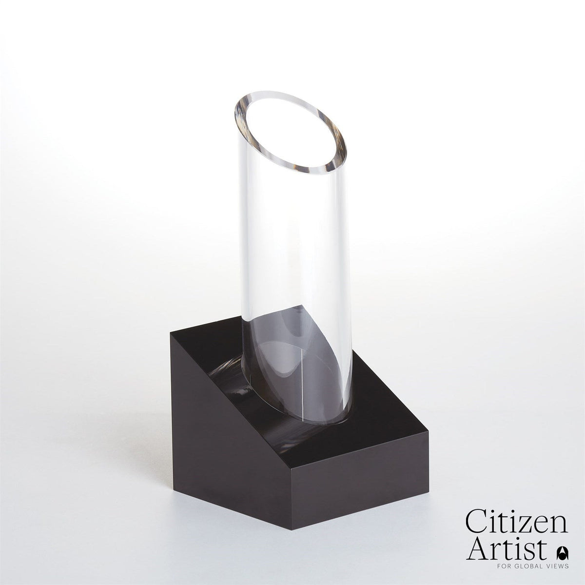 Global Views Rasputin Vase - Black