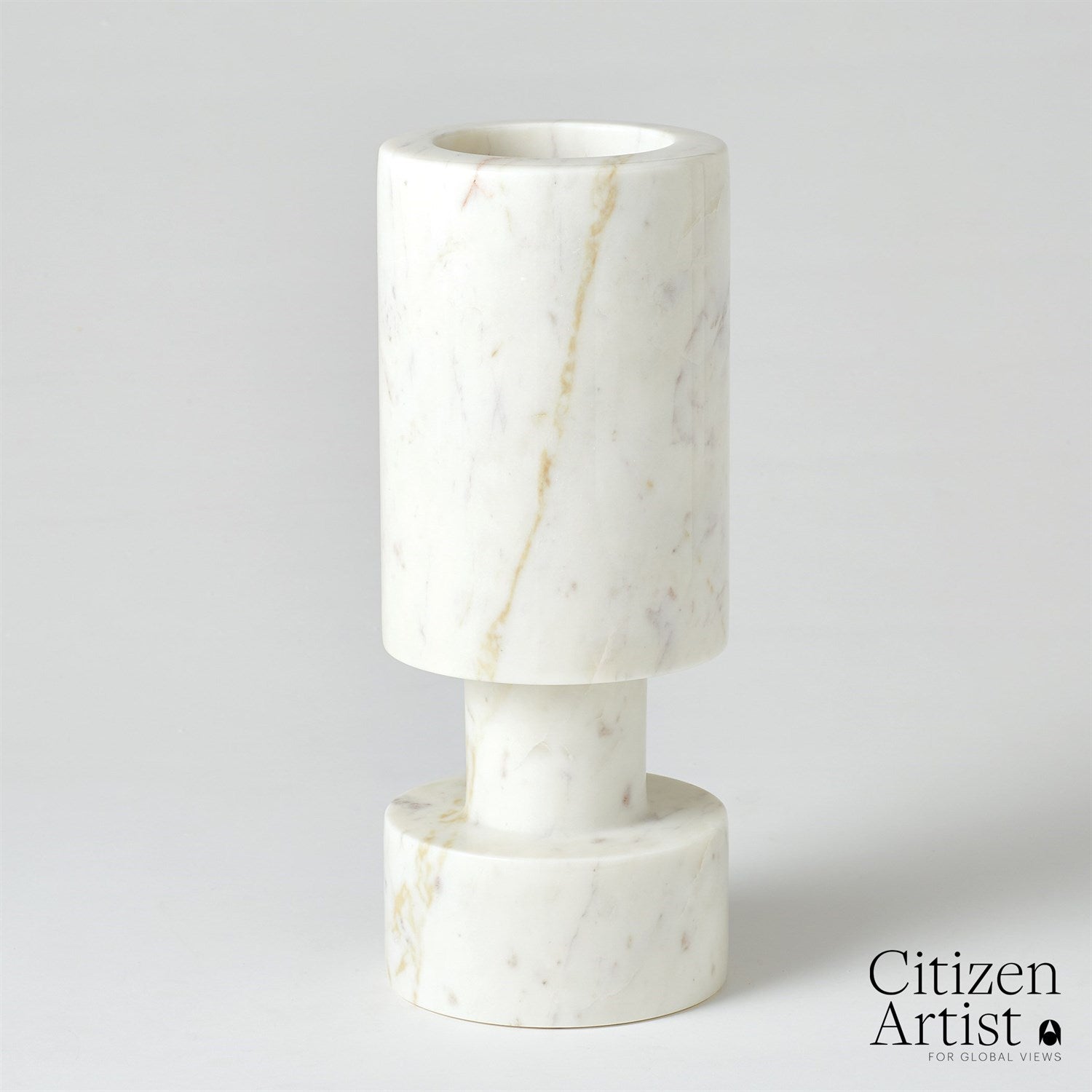 Global Views Luc Vase Marble