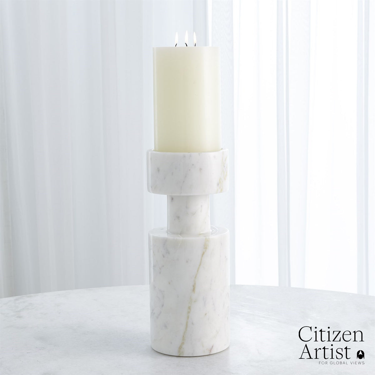 Citizen Artist for Global Views Marble Luc Vase