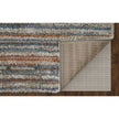 Feizy Mynka 39IEF Transitional Stripes in Ivory/Blue/Orange