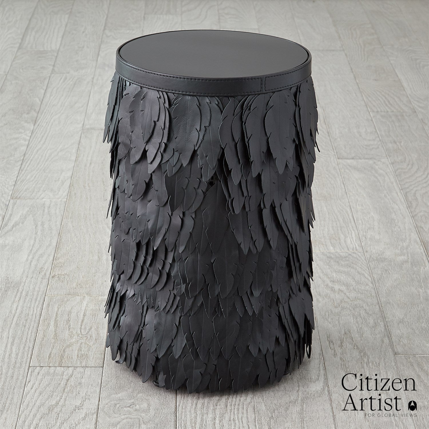 Global Views Emily Martini Table - Black